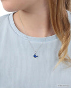 Ankerkette mit Anhänger blauer Wal