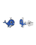 Blaue Wal Ohrstecker