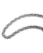 breite Königskette mit karabiner verschluss