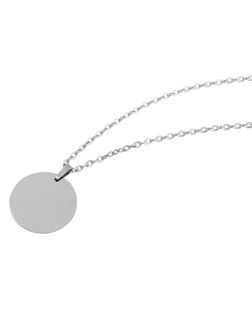 ankerkette mit anhaenger runde scheibe