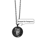 Beispiel für Fotogravur Hund