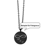 Beispiel für Fotogravur  Unendlichkeitszeichen Herz