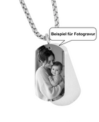 Beispiel für Fofotogravur Mutter mit Kind