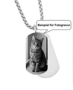 Beispiel für Fofotogravur Katze
