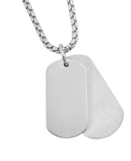 Dog Tag Gravurfläche Textgravur
