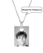Beispiel für Fotogravur Mann