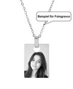 Beispiel für Fotogravur Frau