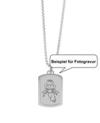 Beispiel für Fotogravur  Schutzengel