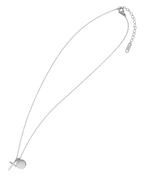 Ankerkette mit anhänger kreuz und gravurscheibe