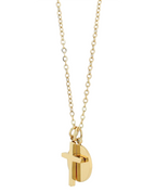 Ankerkette mit anhänger kreuz und gravurscheibe