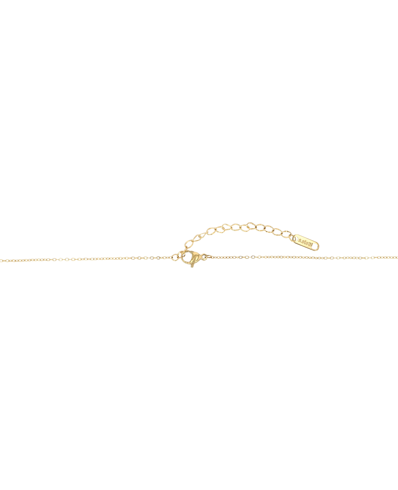 Ankerkette mit anhänger kreuz und gravurscheibe