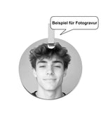 Beispiel für Fotogravur Mann