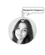 Beispiel für Fotogravur Frau