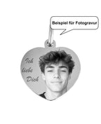 Beispiel für Fotogravur Mann Ich liebe Dich