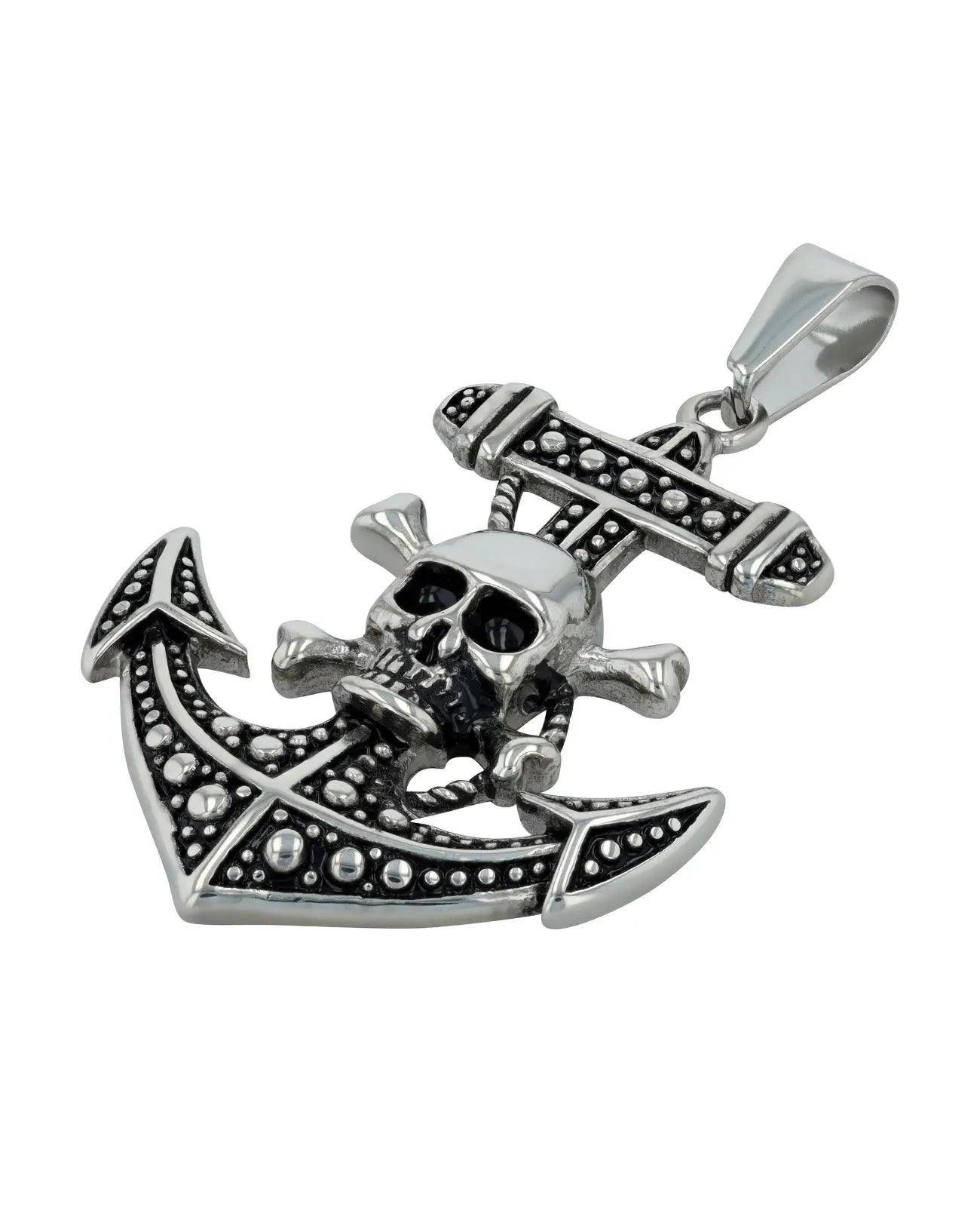 Anhänger Schiffsanker mit Totenkopf