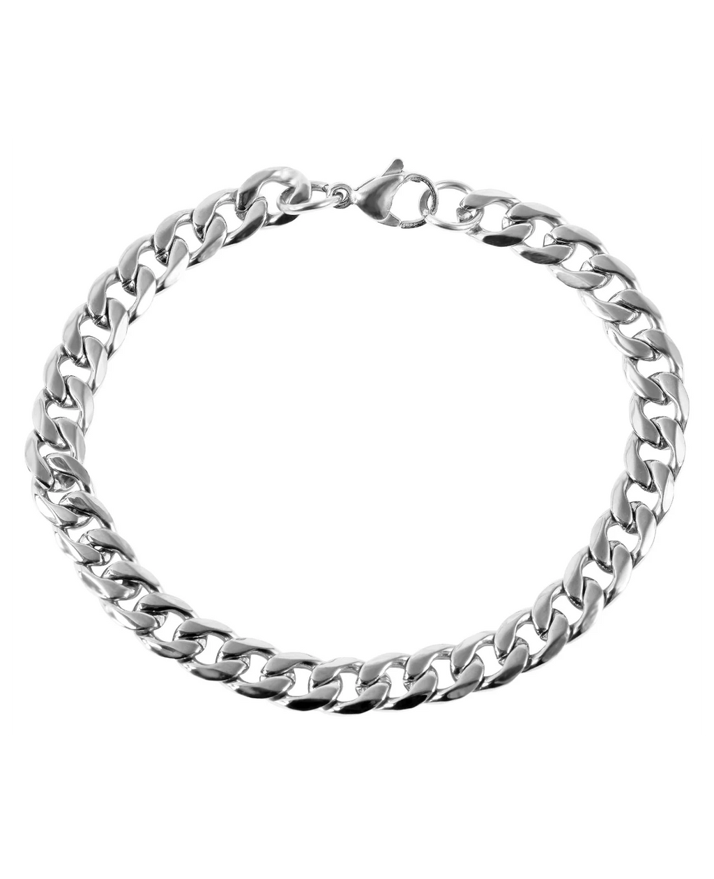 dickes Panzerarmband mit Karabinerverschluss