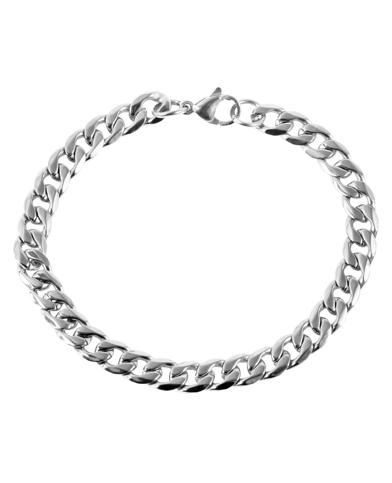 dickes Panzerarmband mit Karabinerverschluss