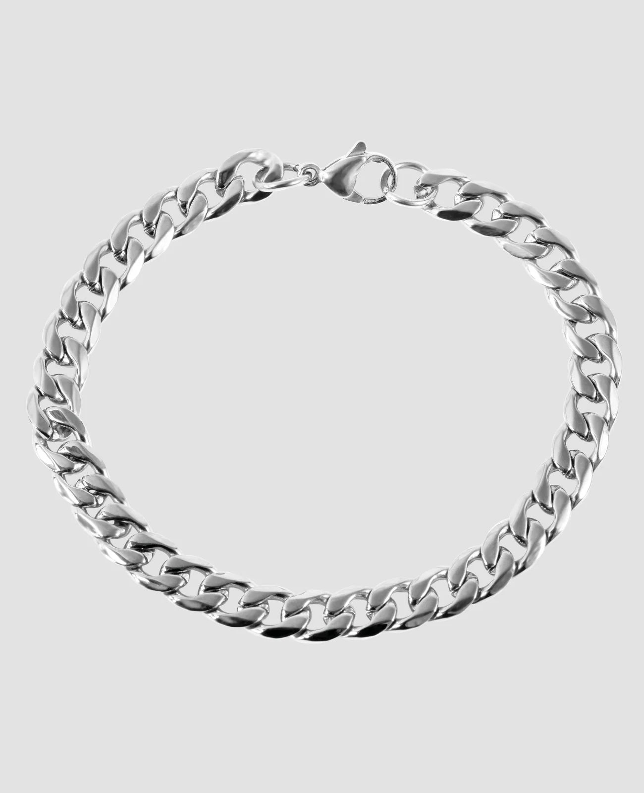 dickes Panzerarmband mit Karabinerverschluss