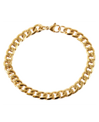dickes Panzerarmband mit Karabinerverschluss