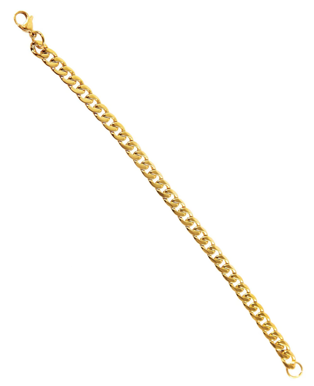 dickes Panzerarmband mit Karabinerverschluss