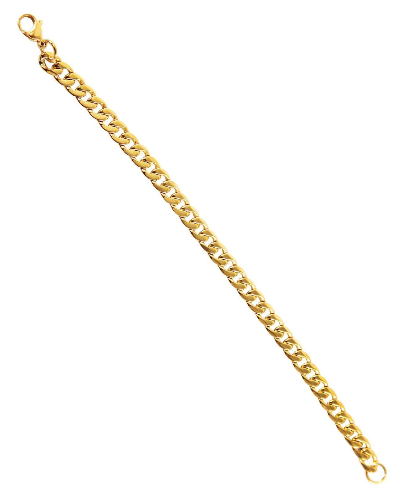 dickes Panzerarmband mit Karabinerverschluss