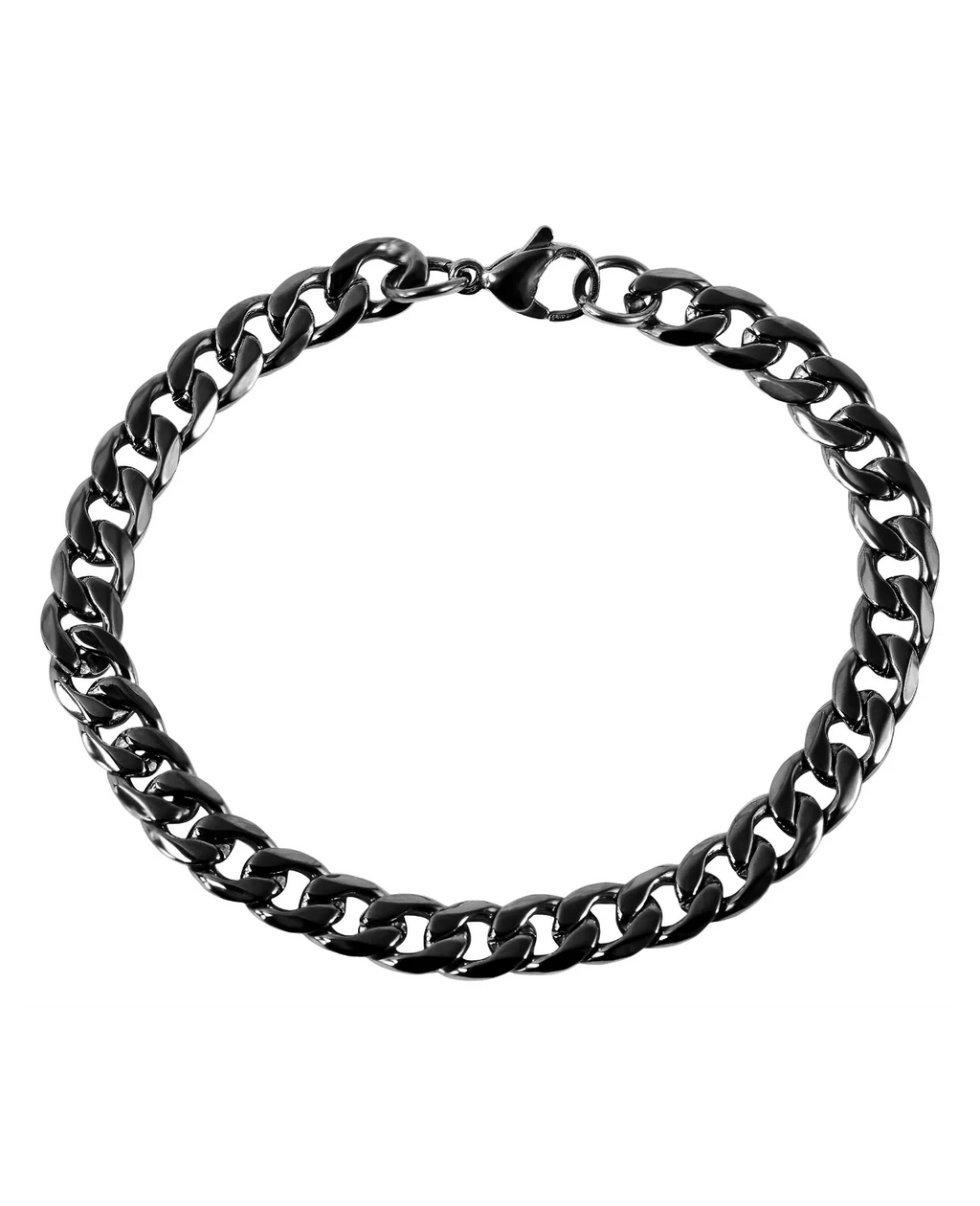 dickes Panzerarmband mit Karabinerverschluss