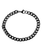 dickes Panzerarmband mit Karabinerverschluss