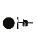 Ohrstecker flache runde Scheibe