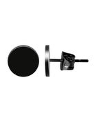 Ohrstecker flache runde Scheibe