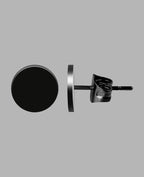 Ohrstecker flache runde Scheibe
