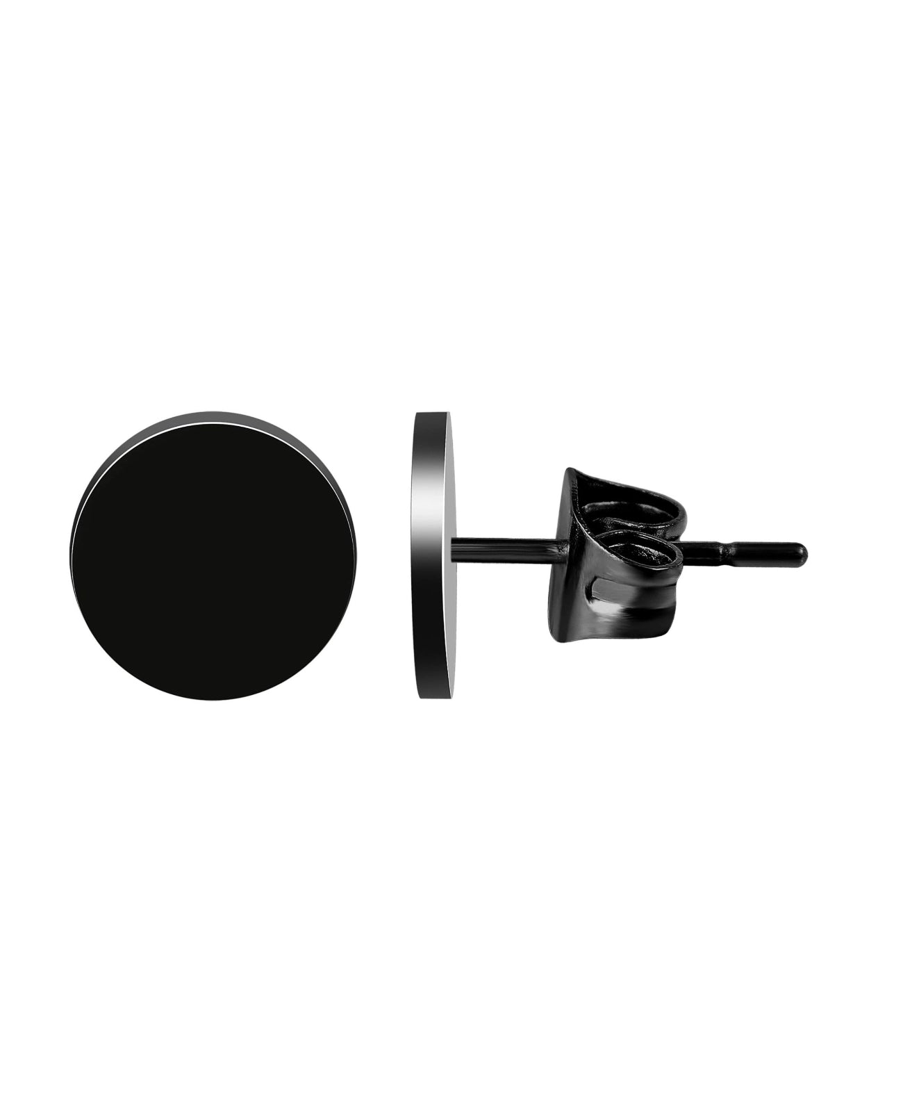 Ohrstecker flache runde Scheibe