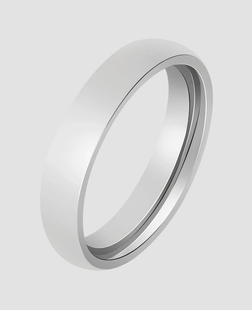 einfacher glatter leicht gewölter ring