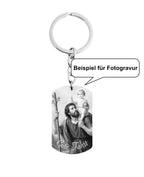 Beispiel für Fotogravur Christophorus Gute Fahrt