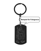 Beispiel für Fotogravur Christophorus Gute Fahrt