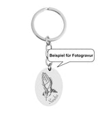 Beispiel für Fotogravur Betende Hände