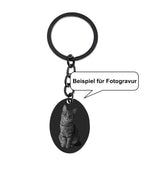 Beispiel für Fotogravur Katze
