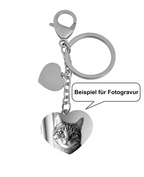Beispiel für Fotogravur Katze
