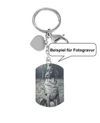 Beispiel für Fotogravur Hund