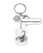 Beispiel für Fotogravur Sternzeichen Skorpion