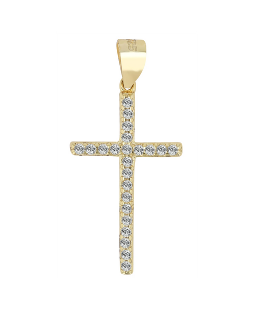 schmales kreuz mit vollen zirkoniabesatz