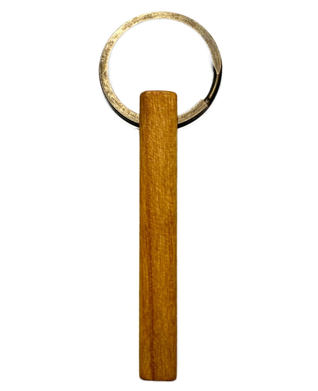 vierkant staebchen holz durchbohrt mit schluesselring