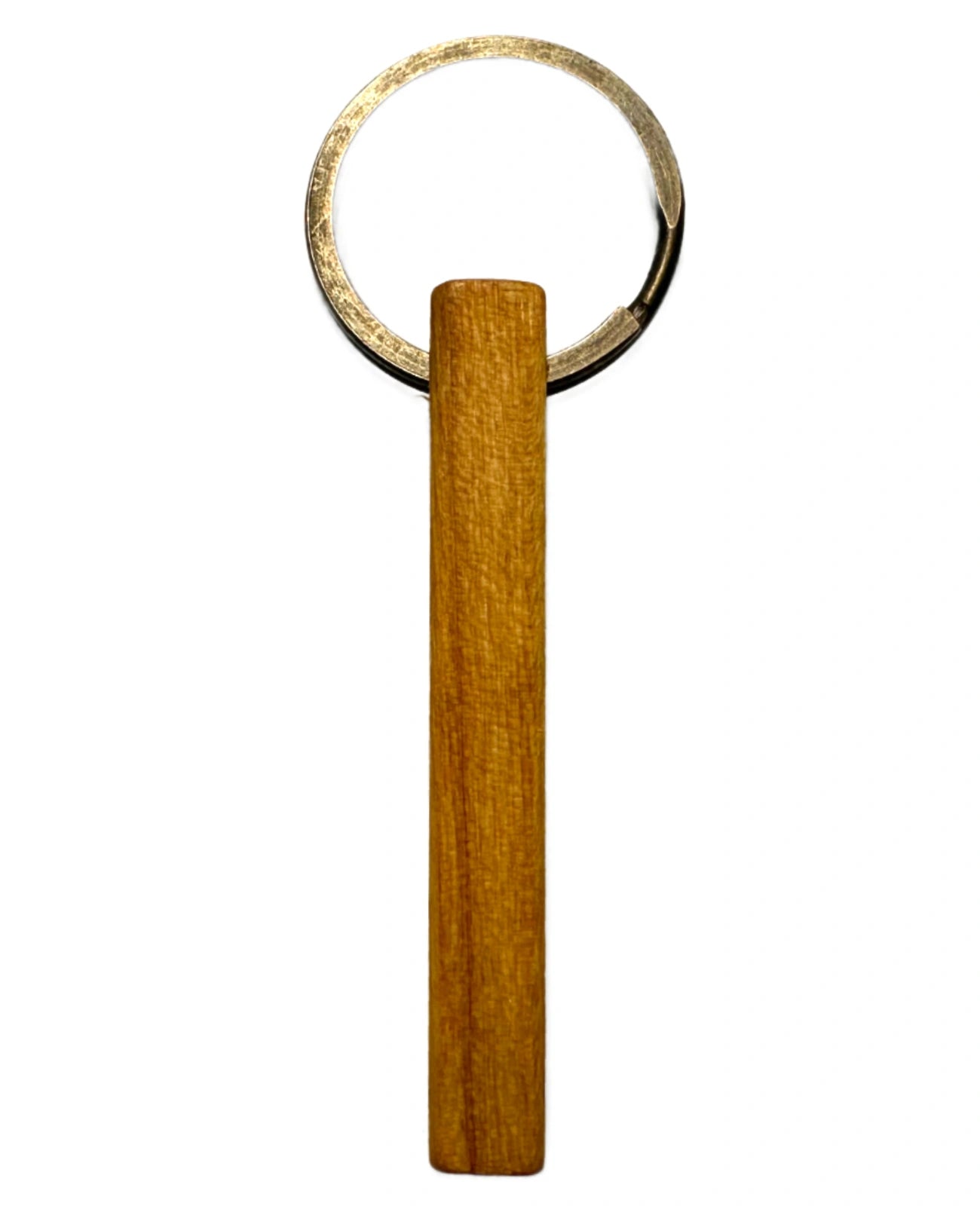 vierkant staebchen holz durchbohrt mit schluesselring
