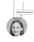 Bispiel für Fotogravur Mädchen
