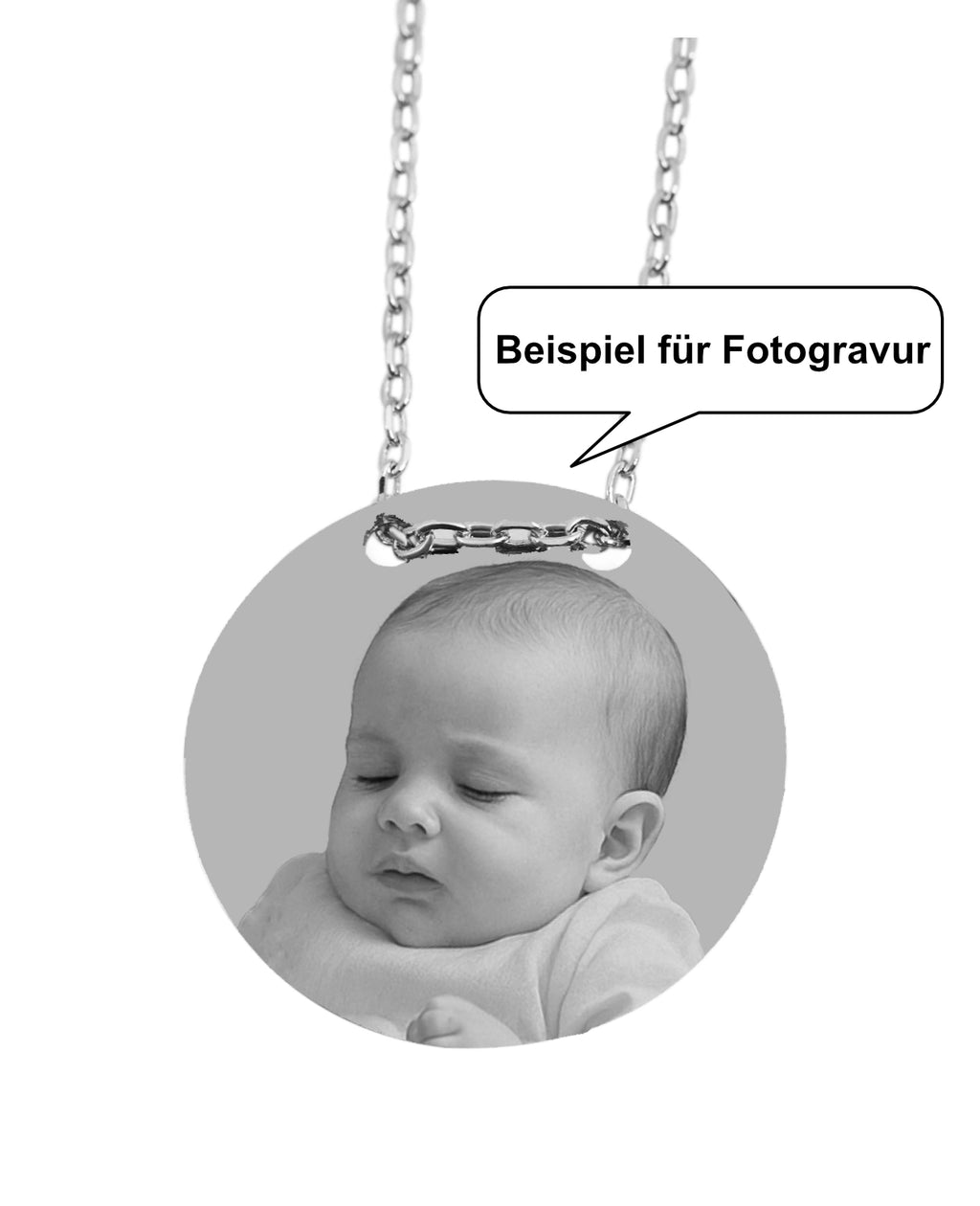 Bispiel für Fotogravur Baby