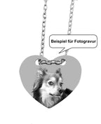 Beispiel für Fotogravur Hund