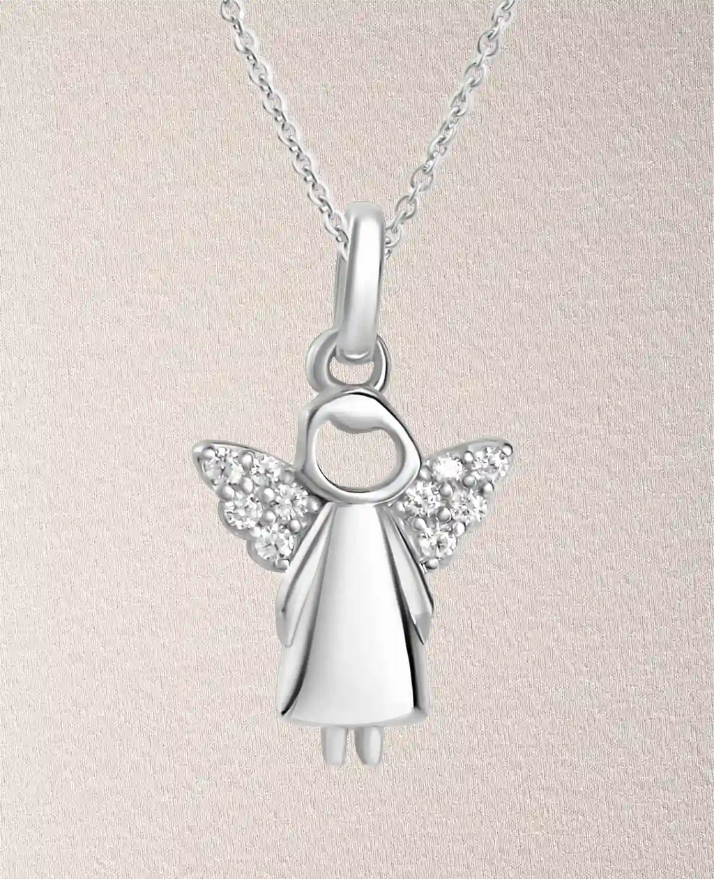 Ankerkette mit Schutzengel Anhänger