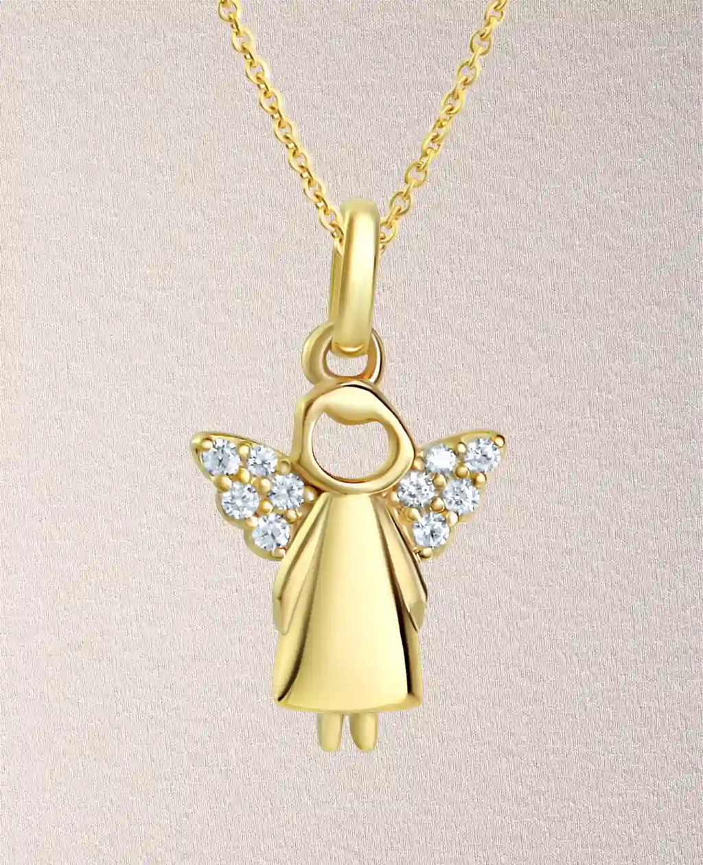 Ankerkette mit Schutzengel Anhänger