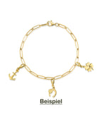 Anker Armband mit breiten Glieder zum einhängen von Charm Anhänger