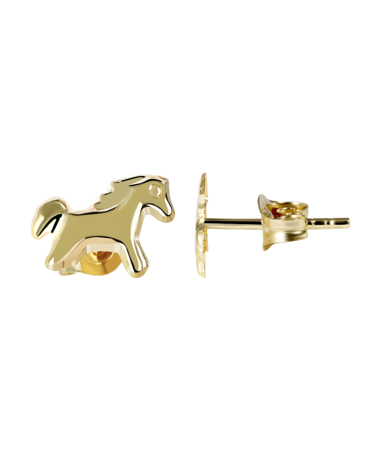 Pferd mit Schweif und Mähne