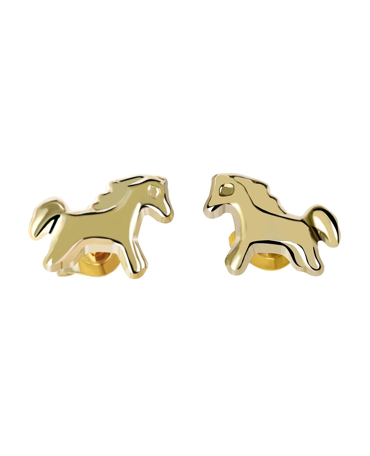 Pferd mit Schweif und Mähne